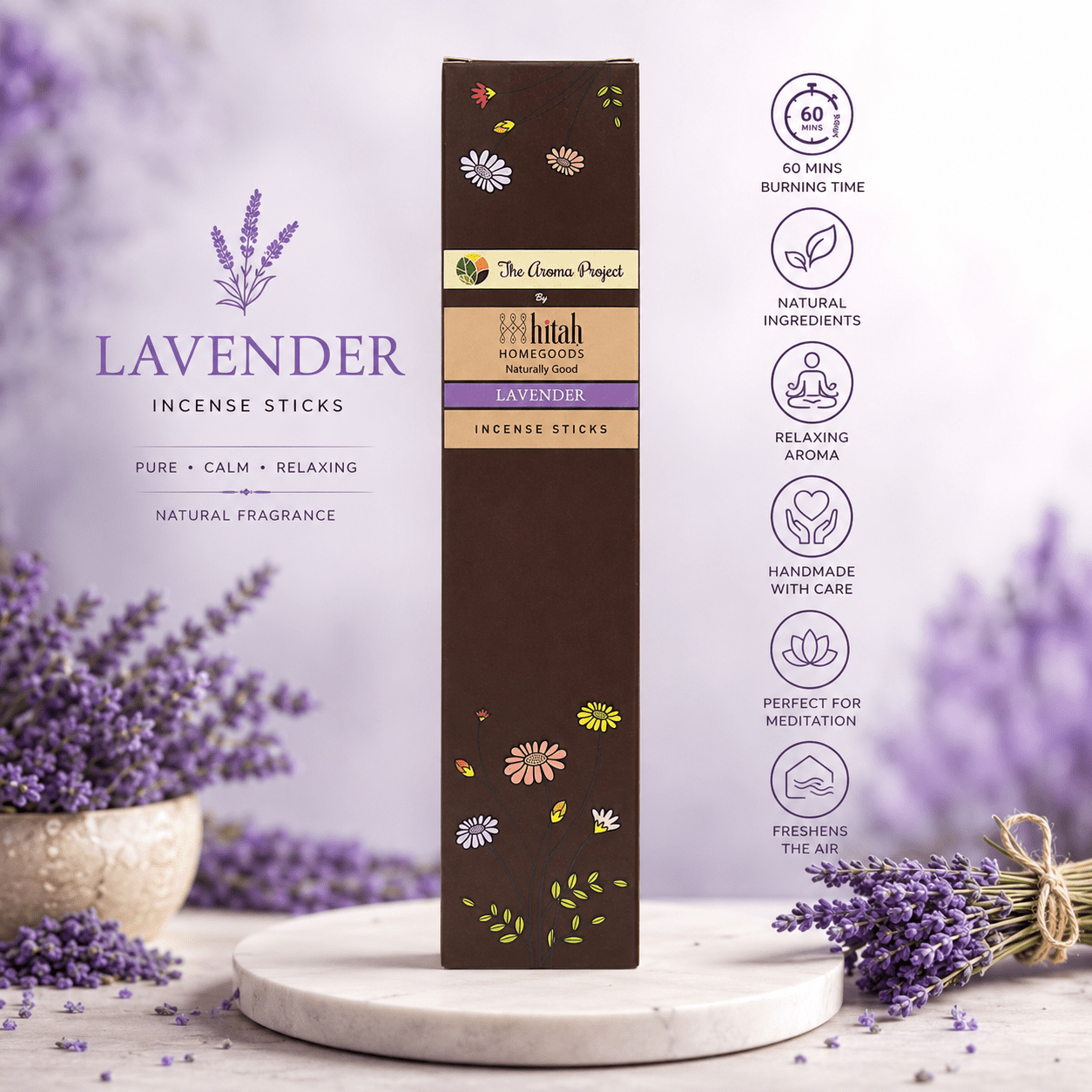 Lavender incense sticks